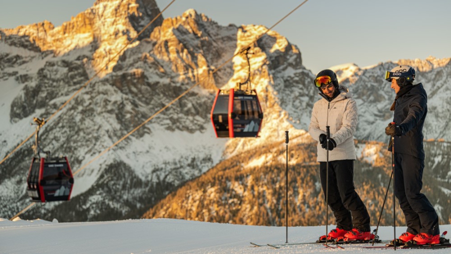 Seizoenseinde in 3 zinnen dolomitess.
